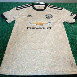 Adidas Manchester United Away Climalite Jersey Mens ED7388 New W/Tags